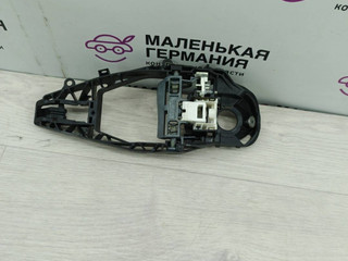 скелет ручки двери задней левой BMW X3 G01 2019, 2.0 л., B46 B20 B, бензин, АКПП, белый alpinweiss 3 (300), задний привод, 51217401205, 7401205