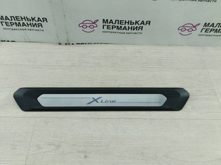 накладка на порог внутренняя BMW X3 G01 2019, 2.0 л., B46 B20 B, бензин, АКПП, белый alpinweiss 3 (300), задний привод, 51477410012, 7410012