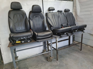 салон (комплект сидений) BMW X5 F15 2013, 3.0 л., N57 D30 A, дизель, АКПП, mineralweiss metallic (a96), внедорожник 5 дв., полный привод, правый руль, 52107352277, 52107450841, 52107483655, 52107352308, 52107352309, 52107411496, 52107480193, 52107480194, 52207353353, 52207480245