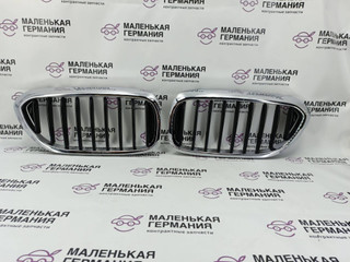 заглушка (решетка) в бампер BMW 5 серия G30/G31 G31 2017, 2.0 л., B48 B20 B, бензин, АКПП, alpinweiss 3 (300), универсал, правый руль, 51137383520, 7383520, 51137383519, 7383519