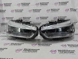 фара BMW X1 F48 2017, 2.0 л., B48 A20 B, бензин, АКПП, alpinweiss 3 (300), полный привод, правый руль, 63117436463, 63117436464, 63117495006, 63117495005, 7436463, 7436464