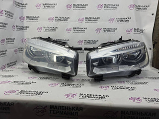 фара BMW X5 F15 2013, 3.0 л., N57 D30 A, дизель, АКПП, mineralweiss metallic (a96), внедорожник 5 дв., полный привод, правый руль, 63117381139, 63117381140, 7381140, 7381139, 7290067, 7290068