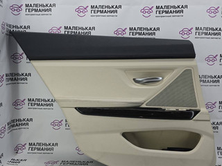 обшивка двери задняя левая BMW 6 серия F06/F12/F13 2012, 4.4 л., N63 B44 B, бензин, АКПП, alpinweiss 3 (300), хетчбэк 5 дв., задний привод, правый руль, 72026371, 51427302653, 7302653