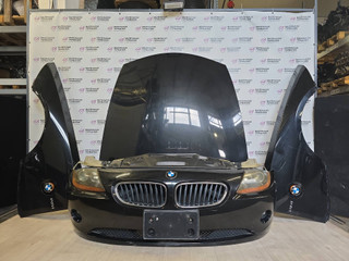 передняя часть (ноускат) BMW Z4 E85 2003, 2.5 л., M54 B25 (256S5), бензин, АКПП, black sapphire metallic (475), кабриолет, 41617180228, 7180228, 41357053328, 41357053327, 51117188346, 63127165705, 63127165706, 17119071517, 51647177131