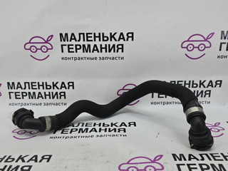 патрубок радиатора BMW X5 E70 [рестайлинг] 2011, 3.0 л., N55 B30 A, бензин, АКПП, белый, правый руль, 17127576368, 7576368