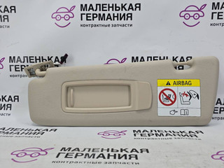 козырек солнцезащитный BMW X5 F15 2014, 3.0 л., N57 D30 A, дизель, АКПП, mineralweiss metallic (a96), полный привод, правый руль, 51167402637, 7402637