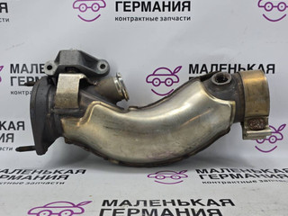 труба приемная глушителя BMW X5 F15 2014, 3.0 л., N57 D30 A, дизель, АКПП, mineralweiss metallic (a96), полный привод, правый руль, 18308517202, 7793766, 8575121, 8517202