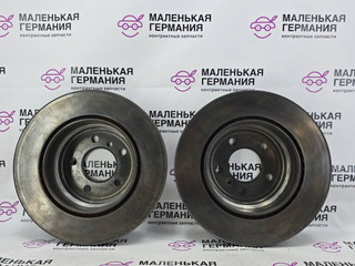диски тормозные (комплект) BMW X5 F15 2014, 3.0 л., N57 D30 A, дизель, АКПП, mineralweiss metallic (a96), полный привод, правый руль, 34216793247, 34216771970, 6771970, 34216886479, 6886479, 6793247