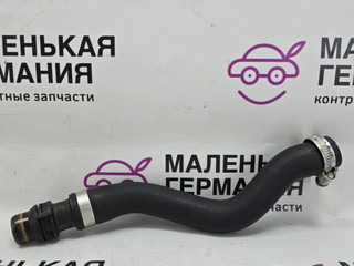 патрубок радиатора BMW X6 F16 2014, 3.0 л., N55 B30 A, бензин, АКПП, красный, правый руль, 64219124729, 9124729