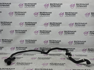 патрубок радиатора BMW X5 F15 2013, 3.0 л., N57 D30 A, дизель, АКПП, mineralweiss metallic (a96), внедорожник 5 дв., полный привод, правый руль, 17128513834, 17128514220, 7509984