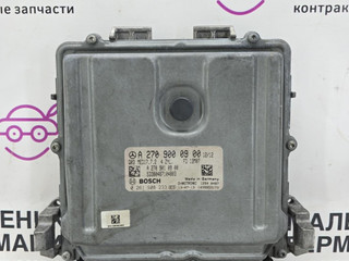 блок управления двигателем Mercedes-Benz A-Класс W176 2013, 2.0 л., M 270.920, бензин, робот, серый, хетчбэк 5 дв., передний привод, правый руль, A2709000900, A2709010900, 0261S08233