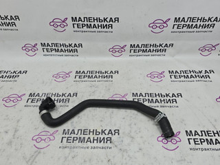 патрубок радиатора BMW X1 F48 2017, 2.0 л., B48 A20 B, бензин, АКПП, синий mediterranblau c10, полный привод, правый руль, 17127640014, 7640014