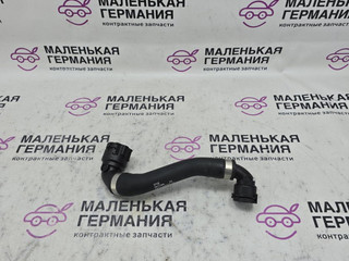 патрубок радиатора BMW X1 F48 2017, 2.0 л., B48 A20 B, бензин, АКПП, синий mediterranblau c10, полный привод, правый руль, 17127617380, 7617380