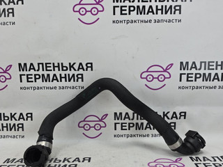 патрубок радиатора BMW X6 F16 2014, 3.0 л., N55 B30 A, бензин, АКПП, красный, правый руль, 17127576368, 7576368, 7509984, 7531977