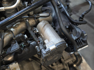 заслонка дроссельная Mercedes-Benz GLA-Класс X156 2014, 2.0 л., M 270.920, бензин, робот, белый calcite white (650u), хетчбэк 5 дв., полный привод, правый руль, A2701410025