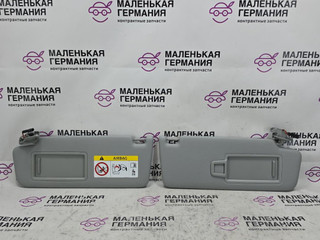 козырек солнцезащитный Audi A5 F5 2018, 2.0 л., CVKB, бензин, АКПП, белый металлик 2y / s9r, хетчбэк 5 дв., правый руль, 8W0857551, 8W0857552