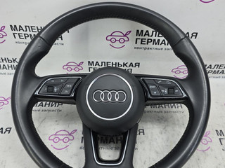 руль Audi A5 F5 2018, 2.0 л., CVKB, бензин, АКПП, белый металлик 2y / s9r, хетчбэк 5 дв., правый руль, 8W0419091CL, 8W0880201AR, 62725376G, 8W0419689