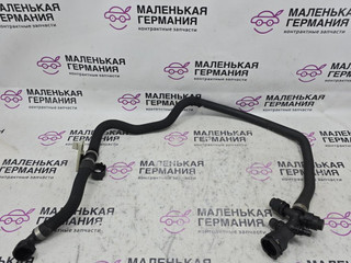 патрубок радиатора BMW X5 F15 2013, 3.0 л., N57 D30 A, дизель, АКПП, 300 alpinweiss iii, полный привод, правый руль, 17128513834, 17128514220, 7509984
