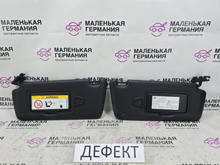козырек солнцезащитный Mercedes-Benz GLA-Класс X156 2014, 2.0 л., M 270.920, бензин, робот, белый calcite white (650u), хетчбэк 5 дв., полный привод, правый руль, A1768100110, A1768100310