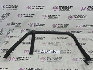 накладка двери внутренняя задняя левая BMW X1 F48 2017, 2.0 л., B48 A20 B, бензин, АКПП, синий mediterranblau c10, полный привод, правый руль, 51357349671, 7349671