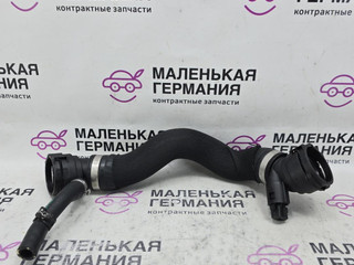 патрубок радиатора BMW 6 серия F06/F12/F13 2012, 4.4 л., N63 B44 B, бензин, АКПП, alpinweiss 3 (300), хетчбэк 5 дв., задний привод, правый руль, 17127575427, 7575620, 7576334, 13621433077