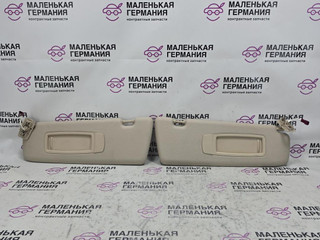 козырек солнцезащитный BMW X5 F15 2013, 3.0 л., N57 D30 A, дизель, АКПП, 300 alpinweiss iii, полный привод, правый руль, 51167342564, 7342564, 2321252, 51167342563, 7342563, 2321253