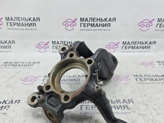 кулак поворотный левый Volkswagen Golf GTI 6 поколение 2011, 2.0 л., CCZB, бензин, робот, b4/b9a белый, хетчбэк 5 дв., передний привод, правый руль, 1K0407255A, 1K0407255AA