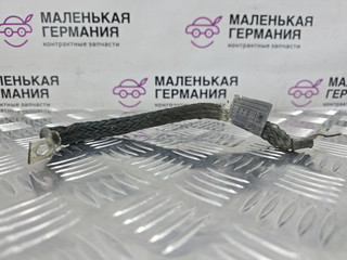 минусовой провод аккумулятора BMW 3 серия E90/E91 [рестайлинг] (2008 - 2013), 2.0 л., N46 B20 BD, бензин, АКПП, 7549394, 12427549393, 7549393