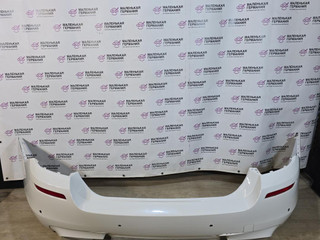 бампер задний BMW M5 F10 2012, 4.4 л., S63 B44 B, бензин, робот, 300 alpinweiss 3, седан, задний привод, правый руль, 51127906324, 7906324, 8050609, 51128048594, 8048594