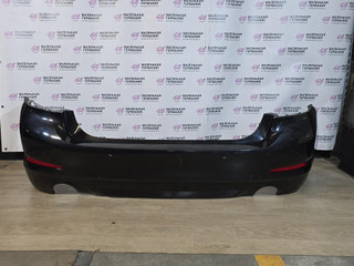 бампер задний BMW 5 серия G30/G31 G30 2018, 2.0 л., B48 B20 A, бензин, АКПП, черный 475, седан, задний привод, правый руль, 51127387294, 7387294, 51127475595, 7475595
