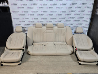 салон (комплект сидений) BMW 5 серия G30/G31 G30 2018, 2.0 л., B48 B20 A, бензин, АКПП, черный 475, седан, задний привод, правый руль, 7386028, 7451012, 7456242