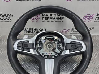 руль BMW 5 серия G30/G31 G30 2017, 2.0 л., B47 D20 A, дизель, АКПП, black sapphire metallic (475), седан, задний привод, правый руль, 32308008184, 8008184, 32307855723, 7855723