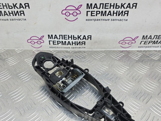скелет ручки двери задней левой BMW 5 серия G30/G31 G30 2018, 2.0 л., B48 B20 A, бензин, АКПП, черный 475, седан, задний привод, правый руль, 51217401205, 7401205