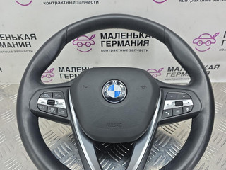 руль BMW 3 серия G20 2019, 2.0 л., B47 D20 B, дизель, 475 black sapphire metallic, полный привод, правый руль, 7950718, 32306881866, 6881866, 9476133, 32309476133, 32307945853, 7945853, 32307950718, 32305A250C8, 5A250C8
