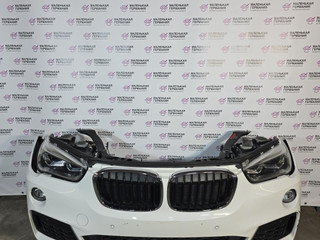 передняя часть (ноускат) BMW X1 F48 2019, 1.5 л., B38 A15 A, бензин, робот, белый, передний привод, правый руль, 51118072771, 8072771, 63117436463, 63117436464, 7436463, 7436464, 17117634565, 51647434544, 51117342439, 51647426633, 7342439, 51118059280, 8059280, 7426634, 7426633, 7434544, 51647426634, 63177238787, 7634565, 63177238788, 7238788, 7238787, 51118059888, 8059888, 51118072775, 8072775, 51118072776, 8072776, 51748077605, 8077605, 51117383363, 7383363, 51117383364, 7383364, 17118645782, 8645782, 17517617597, 7617597