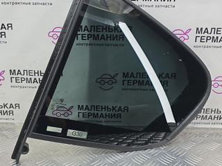 форточка задняя левая BMW 5 серия G30/G31 G30 2017, 2.0 л., B47 D20 A, дизель, АКПП, black sapphire metallic (475), седан, задний привод, правый руль, 51357381347, 7381347