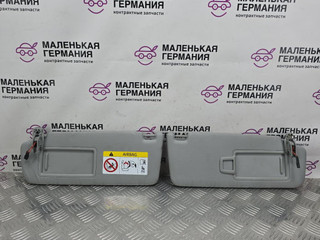 козырек солнцезащитный Audi A4 B9 2017, 2.0 л., CVKB, бензин, МКПП, s9/x5q синий металлик, седан, передний привод, правый руль, 8W0857552, 8W0857551AB