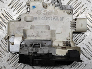 замок двери передней правой Volkswagen Passat B6 2006, серебристый, седан, 3C1837016A