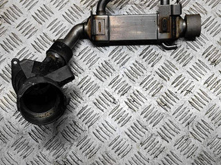 охладитель EGR / Радиатор EGR Mercedes-Benz C-Класс W203/S203/CL203 [рестайлинг] 2004, 2.2 л., CDi, OM 646.963, дизель, АКПП, задний привод, A6461400875