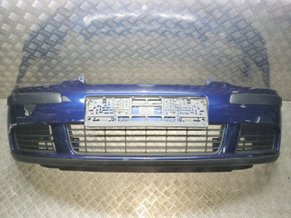 бампер передний Volkswagen Golf 5 поколение 2009, синий, 1K0807217M
