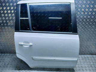 дверь задняя правая Opel Zafira 2 поколение (B) [рестайлинг] 2012, белый, минивэн, правый руль