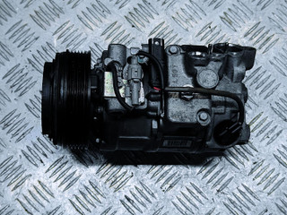 компрессор кондиционера BMW 5 серия E60/E61 [рестайлинг] 2008, 2.0 л., N47 D20 A, дизель, МКПП, 6SBU14C, 698786202, 4472601851