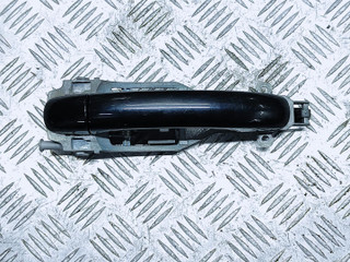 ручка наружная задняя левая Volkswagen Touareg 1 поколение [рестайлинг] 2008, 3.0 л., TDi, BKS, дизель, АКПП, чёрный, внедорожник 5 дв., полный привод, правый руль, 7L0839885B, 7L0837205C