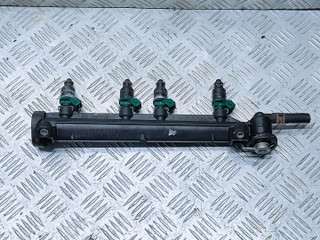 топливная рампа Volkswagen Golf 4 поколение 1999, 1.6 л., i, AKL, бензин, МКПП, передний привод, 037133035H, 037906031AA, 06A133317A