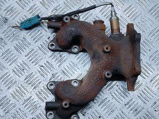 коллектор выпускной Nissan Almera N16 2001, 1.5 л., i, бензин, МКПП, 14004BM700, LSH24, 0258005274, 0258005275
