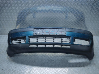 бампер передний Volkswagen Golf 4 поколение 2003, сине-зеленый, 1J0807221, 1J0805903B