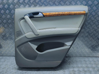 обшивка двери задняя правая Audi Q7 4L 2006, 3.0 л., TDi, BUG, дизель, АКПП, бежево-серый, внедорожник 5 дв., полный привод, правый руль, 4L0863981, 4L0867306B