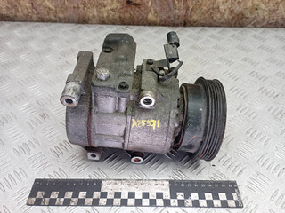компрессор кондиционера Kia Rio 2 поколение 2007, 1.5 л., дизель, 1127024500, 6E1610144, 6SBU16