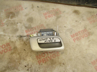 ручка наружная задняя правая Opel Astra G 2001, 1.7 л., Y 17 DT, дизель, МКПП, серебро, универсал, передний привод