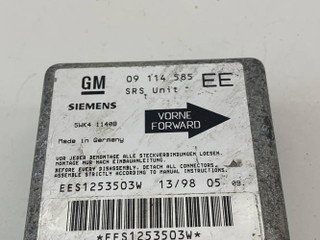блок AirBag Opel Corsa B [рестайлинг] (1997 - 2000), 09114585, 5WK1140B, EES1253503W